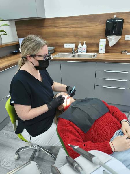 Dentální hygienistka Lidka - průběh dentální hygieny